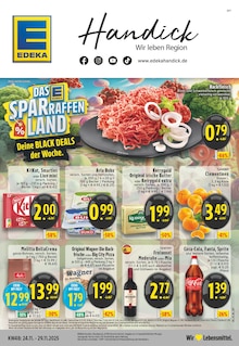 EDEKA Prospekt der Woche "Aktuelle Angebote" Seite 1, 24.11.2025 bis 29.11.2025 für Korschenbroich Aktueller EDEKA Prospekt "Aktuelle Angebote" Seite 1 von 24 Seiten für Korschenbroich