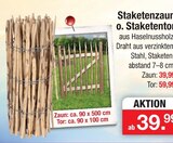 Staketenzaun Angebote bei Zimmermann Halberstadt für 39,99 €