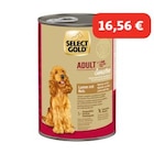 SELECT GOLD nourriture humide pour chien Sensitive Adult Agneau au Riz 6x400 g à 16,56 € dans le catalogue Maxi Zoo