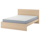 Bettgestell mit Matratze Eichenfurnier weiß lasiert/Vesteröy fest 160x200 cm von MALM für 488,00 € bei IKEA im Angebot Bettgestell mit Matratze Eichenfurnier weiß lasiert/Vesteröy fest 160x200 cm von MALM im aktuellen IKEA Prospekt