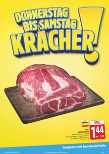 Schweinefleisch im aktuellen EDEKA Prospekt (Fürth) Schweinefleisch im EDEKA Prospekt "Wir lieben Lebensmittel!" mit 38 Seiten (Fürth)