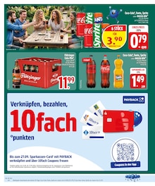 Cola im aktuellen EDEKA Prospekt (Ravensburg) Cola im EDEKA Prospekt "Wir lieben Lebensmittel." mit 32 Seiten (Ravensburg)