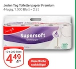 Aktuelles Toilettenpapier Premium Supersoft Angebot bei GLOBUS in Duisburg ab 4,49 €
