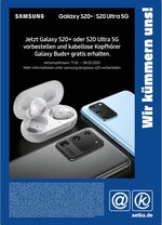 aetka Prospekt "Wir kümmern uns! Samsung Galaxy S20+ / S20 Ultra 5G", 1 Seiten, für Ludwigsfelde, 11.02.2020 - 08.03.2020 aetka Prospekt "Wir kümmern uns! Samsung Galaxy S20+ / S20 Ultra 5G", 1 Seiten, für Ludwigsfelde, 11.02.2020 - 08.03.2020