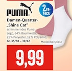 Damen-Quarter-Shine Cat im Angebot bei Kaufhaus Stolz in Greifswald Damen-Quarter-Shine Cat Angebote von Puma bei Kaufhaus Stolz Greifswald für 9,99 €