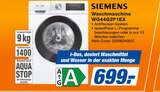 Waschmaschine WG44G2F1EX Angebote von Siemens bei expert Gronau für 699,00 €