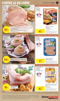 Promotion Saucisson dans le prospectus Intermarché Super, valable du 20/01/2026 au 01/02/2026 Promo Saucisson dans le catalogue Intermarché Super du moment à la page 7