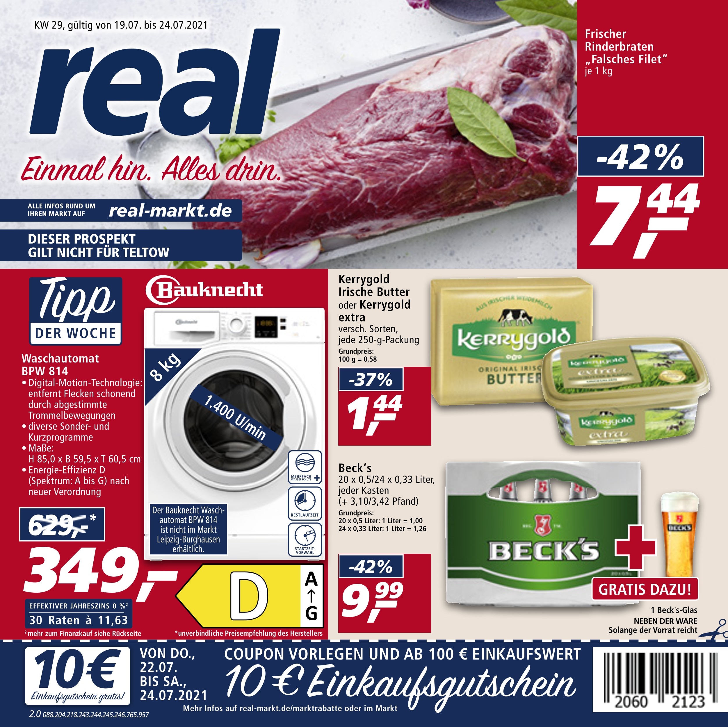 real Prospekt und Angebote der Woche online in der real Markt Werbung