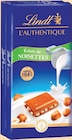 Tablettes de chocolat lait noisettes - LINDT dans le catalogue Intermarché Express