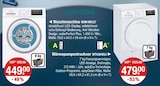 Aktuelles Waschmaschine WM14N127 oder Wärmepumpentrockner WT43HV03 Angebot bei V-Markt in Kempten (Allgäu) ab 449,00 €