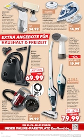 Staubsauger im Kaufland Prospekt in Detmold Aktueller Kaufland Prospekt mit Staubsauger, "EXTRA-ANGEBOTE", Seite 6