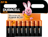 LOT DE 16 PILES POWERBOOST - DURACELL en promo chez Auchan Hypermarché Versailles à 9,23 €