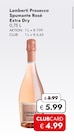 Prosecco Spumante Rosé Extra Dry im Angebot bei Travel FREE in Chemnitz Prosecco Spumante Rosé Extra Dry Angebote von Lamberti bei Travel FREE Chemnitz für 4,99 €