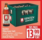 Münchner hell von Spaten für 13,99 € bei EDEKA im Angebot Münchner hell von Spaten im aktuellen EDEKA Prospekt