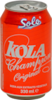 BOISSON GAZEUSE AUX EXTRAITS VÉGÉTAUX KOLA CHAMPION - SOLO en promo chez Auchan Hypermarché BOISSON GAZEUSE AUX EXTRAITS VÉGÉTAUX KOLA CHAMPION - SOLO dans le catalogue Auchan Hypermarché