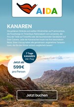 AIDA Prospekt "Kanaren", 1 Seiten, für Ehningen, 15.11.2019 - 17.11.2019 AIDA Prospekt "Kanaren", 1 Seiten, für Ehningen, 15.11.2019 - 17.11.2019