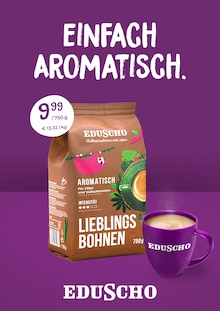 Kaffee im Eduscho Prospekt "EINFACH LECKER KAFFEE." mit 7 Seiten (Lüneburg)