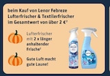 Lufterfrischer oder Textilerfrischer von Lenor Febreze im aktuellen REWE Prospekt für 2,00 €