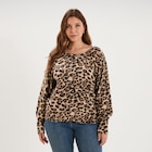 Pull manches longues col rond beige femme grande taille - La Halle Pull manches longues col rond beige femme grande taille à 35,99 € dans le catalogue La Halle