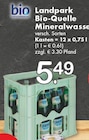 Aktuelles Bio-Quelle Mineralwasser Angebot bei TOP Getränke in Düsseldorf ab 5,49 €