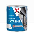 Peinture extérieure bois Climats extrêmes® V33 blanc mat 2.5l - V33 en promo chez Leroy Merlin Peinture extérieure bois Climats extrêmes® V33 blanc mat 2.5l - V33 dans le catalogue Leroy Merlin