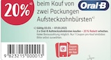 20% Rabatt von Oral-B im aktuellen Rossmann Prospekt