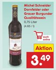 Dornfelder im Angebot bei Netto Marken-Discount in Solingen Dornfelder Angebote von Michel Schneider bei Netto Marken-Discount Solingen für 3,49 €
