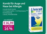 4 ml Augentropfen + 5 ml Nasenspray bei mea - meine apotheke im Prospekt "" für 16,99 €