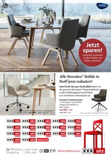 Stuhl im XXXLutz Möbelhäuser Prospekt "Stressless - Zeit für mich" mit 8 Seiten (Münster)