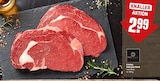 Irisches Entrecôte-Steak Angebote von BLACK ANGUS bei REWE Weimar für 2,99 €