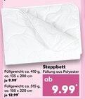 Aktuelle Bettdecke Angebote bei Kaufland in Bonn Aktuelles Steppbett Angebot bei Kaufland in Bonn ab 9,99 €