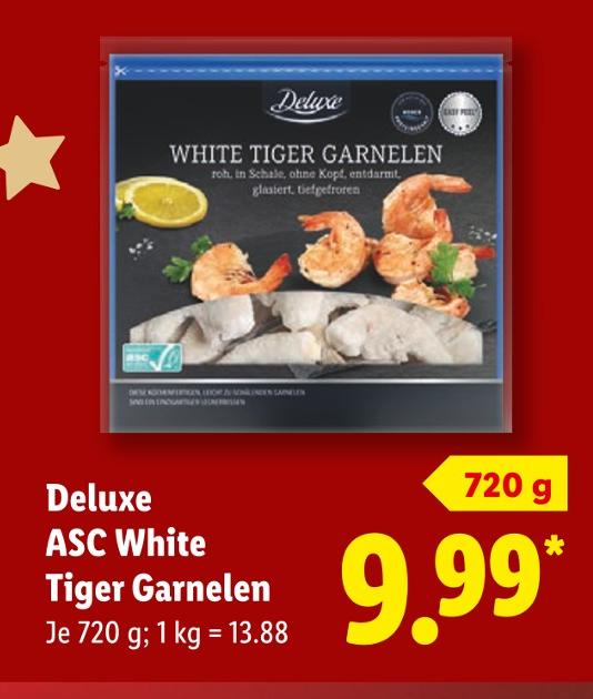 ASC White Tiger Garnelen