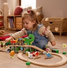 Set de chemin de fer en bois - LUPILU en promo chez Lidl Set de chemin de fer en bois - LUPILU dans le catalogue Lidl