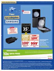 Promos Accessoires téléphone portable dans le catalogue "Sélection Cadeaux High-Tech" de Auchan Hypermarché à la page 4