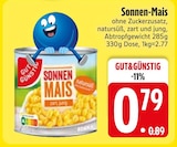 Aktuelle Mais Angebote bei EDEKA in München Aktuelles Sonnen-Mais Angebot bei EDEKA in München ab 0,79 €