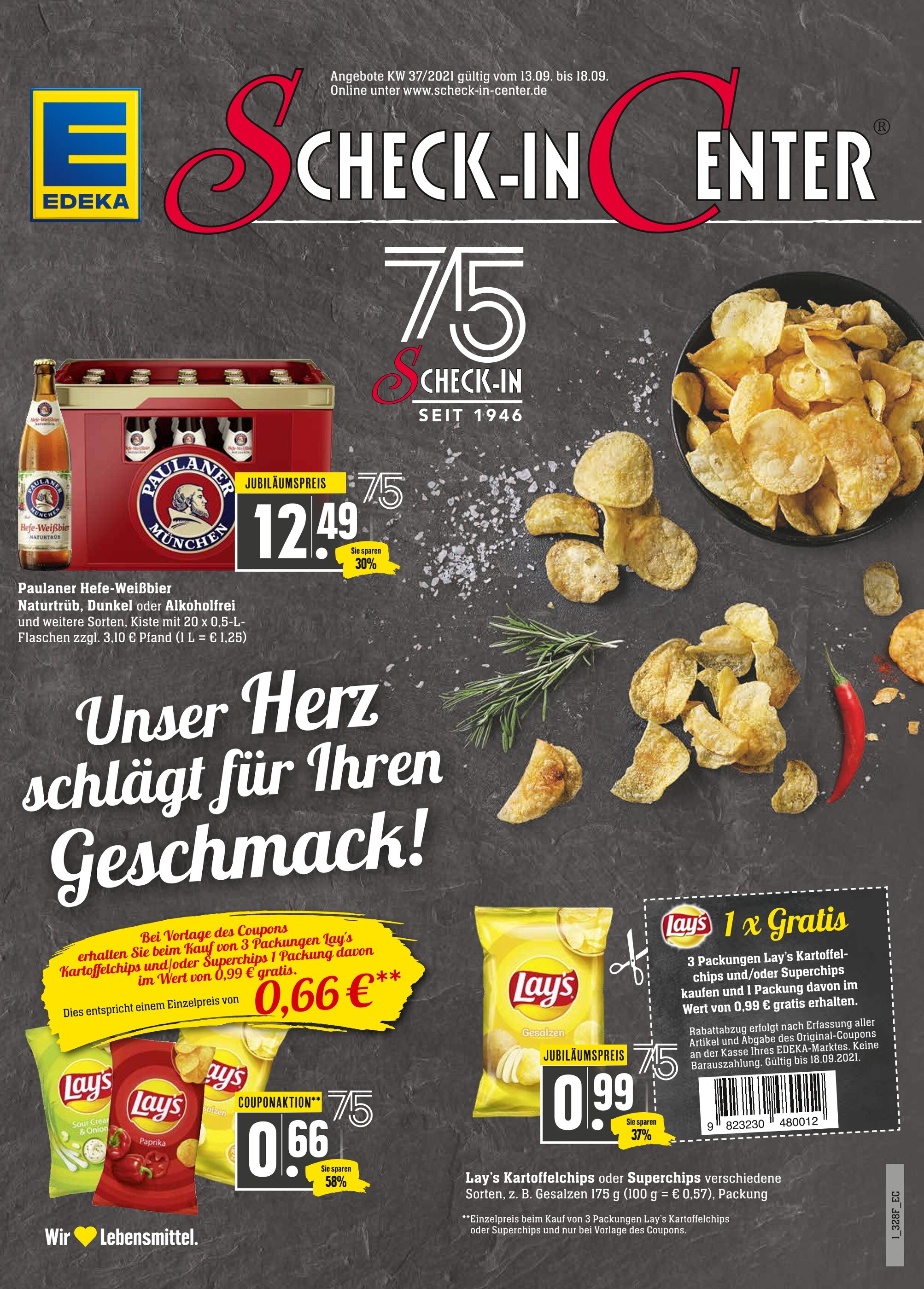 EDEKA Prospekt für Frankfurt mit 44 Seiten EDEKA Prospekt für Frankfurt: "Aktuelle Angebote", 44 Seiten, 13.09.2021 - 18.09.2021