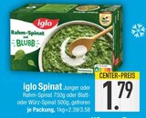 Junger Spinat im EDEKA Prospekt Junger Spinat von iglo im aktuellen EDEKA Prospekt für 1,79 €