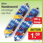 Hundewurst von Aries im aktuellen Zimmermann Prospekt