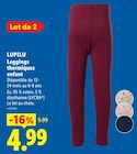 Leggings thermiques enfant - LUPILU en promo chez Lidl Leggings thermiques enfant - LUPILU dans le catalogue Lidl