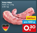 Aktuelles Puten-Hälse Angebot bei Netto Marken-Discount in Münster ab 0,30 €