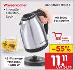 Wasserkocher im Angebot bei Netto Marken-Discount in Görlitz Wasserkocher Angebote von GOURMETmaxx bei Netto Marken-Discount Görlitz für 11,11 €