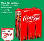 Aktuelles Coca-Cola Limonade Angebot bei GLOBUS in Landau (Pfalz) ab 3,99 €