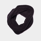 Tour de cou tricoté fourré noir mixte - La Halle Tour de cou tricoté fourré noir mixte à 12,99 € dans le catalogue La Halle