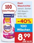 Waschmittel Angebote von Dash bei Netto Marken-Discount Schwerin für 8,99 €