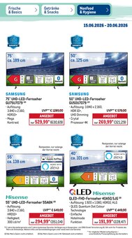 Fernseher im aktuellen METRO Prospekt (Heidelberg) Fernseher im METRO Prospekt "Wochenangebote + Gewinnspiel" mit 53 Seiten (Heidelberg)