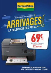 Imprimante Angebote im Prospekt "ARRIVAGES LA SÉLECTION DES PROS" von Bureau Vallée auf Seite 1