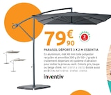 Mr.Bricolage Montignac - Promo Parasol déporté 3 x 2 m Essentia Promo Parasol déporté 3 x 2 m Essentia à 79,90 € dans le catalogue Mr.Bricolage à Montignac