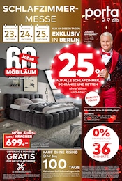 Möbel & Einrichtung Prospekt von porta Möbel Schöneiche porta Möbel Prospekt: "SCHLAFZIMMER MESSE", 2 Seiten, 23.10.2025 - 25.10.2025