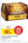 Bière d'Abbaye blonde - GRIMBERGEN en promo chez Intermarché Romans-sur-Isère à 10,40 €