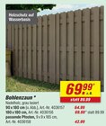 Bohlenzaun im Angebot bei toom Baumarkt in Bochum Bohlenzaun Angebote bei toom Baumarkt Bochum für 42,99 €